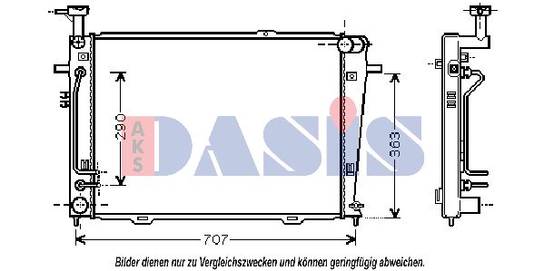 AKS DASIS Radiators, Motora dzesēšanas sistēma 510043N